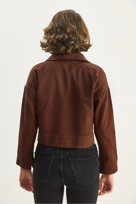 Gabardine-Knopfjacke - Image 6