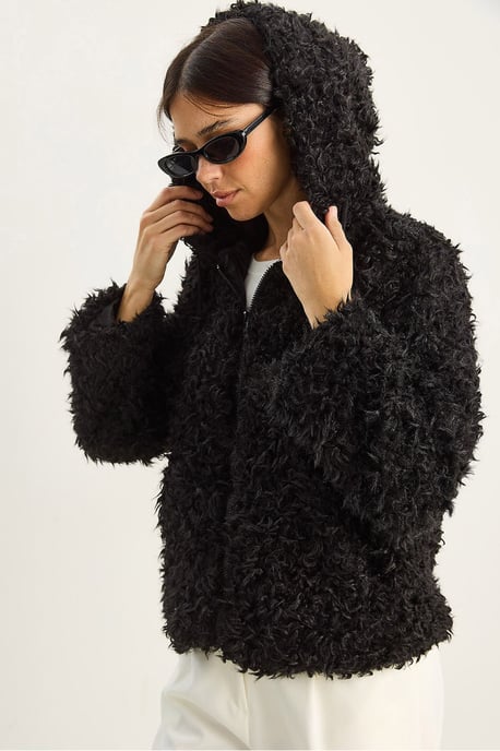Hooded Fleece Mantel - Image 1