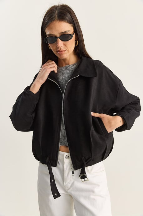 Übergroße Kunstsuede-Jacke - Image 5