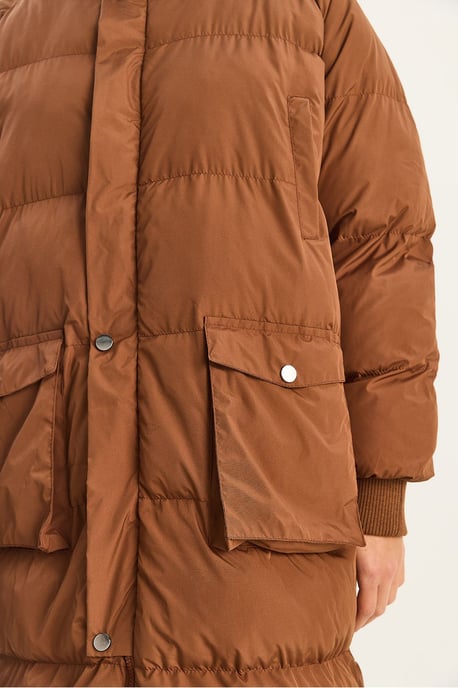 Übergröße Langer Puffer-Mantel - Image 5