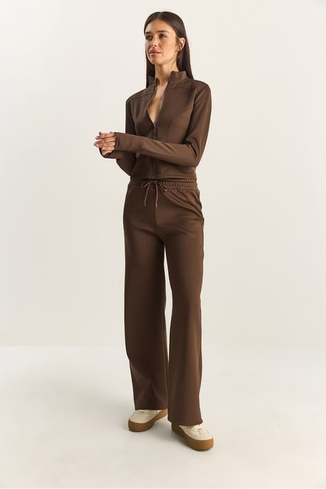 Jacke und gerade geschnittene Hose Zwei-Teiler Set - Image 3