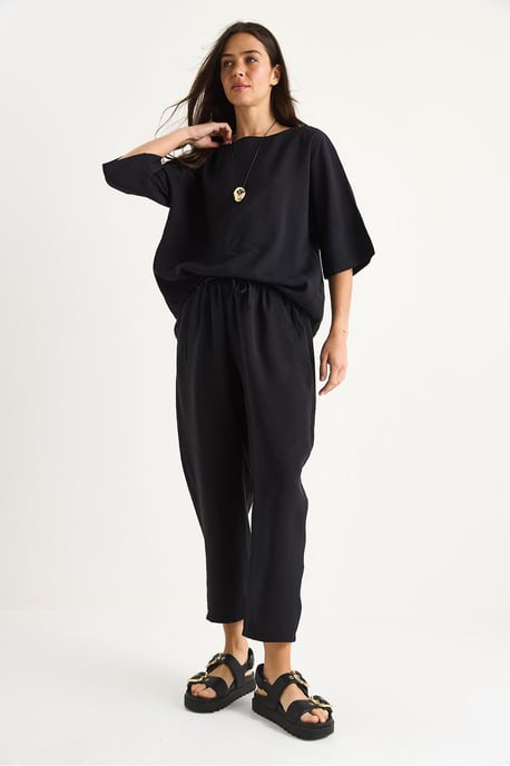 Übergröße Bootsausschnitt Polyester Zweiteiliges Set - Image 4