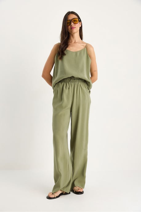 Ärmelloses Top und weite Hose Koord-Set - Image 4
