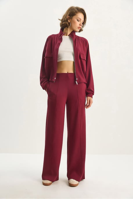 Jacken-Hosen Viskose-Mix Zweiteiliges Coord-Set - Image 2