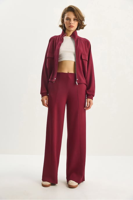 Jacken-Hosen Viskose-Mix Zweiteiliges Coord-Set - Image 3