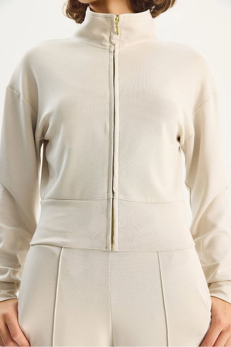 Vollzip Sweatshirt und Hose Zwei-Teiliges Set - Image 6