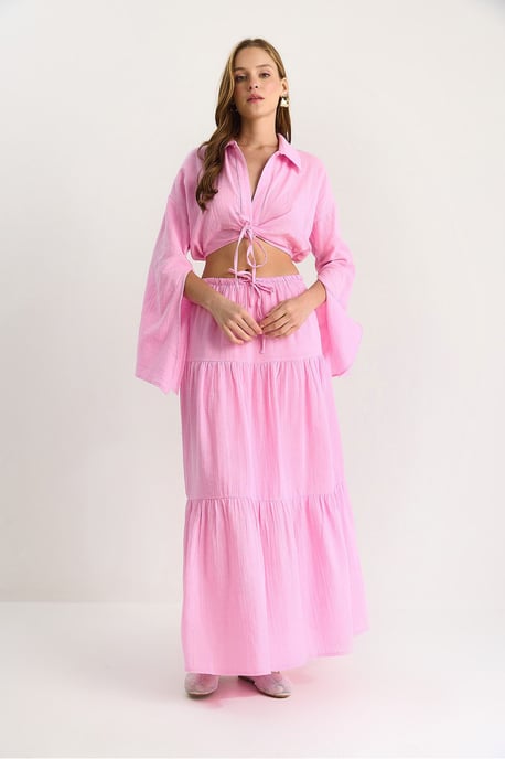 Rüschenshirt-Rock-Zwei-Teile-Outfit Set - Image 3