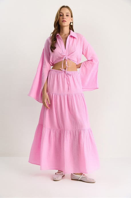 Rüschenshirt-Rock-Zwei-Teile-Outfit Set - Image 4