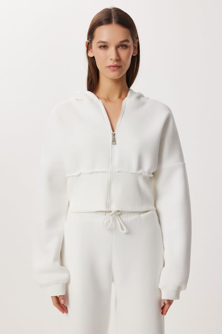 Kapuzensweatshirt und elastische Jogginghose-Set - Image 5