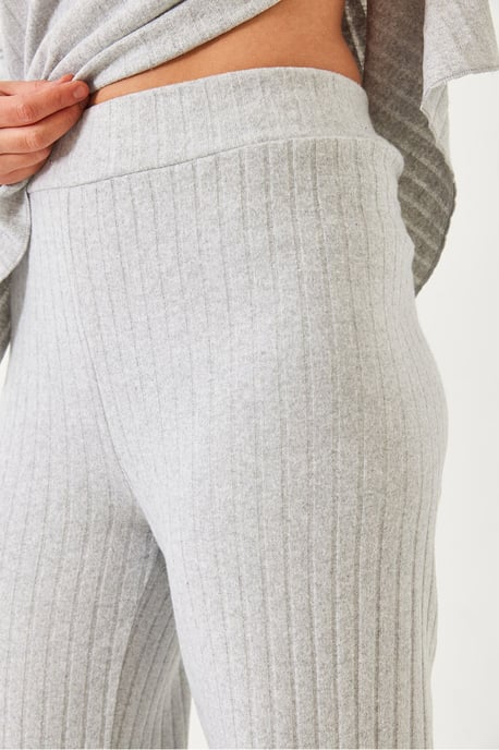 Poloshirt-Kragen Langarm Zweiteiliges Koordinationsset mit weitem Beinanzug - Image 2