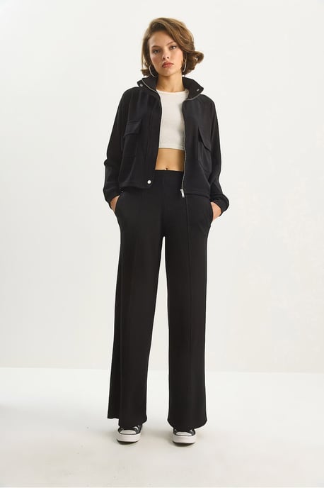 Jacken-Hosen Viskose-Mix Zweiteiliges Coord-Set - Image 3
