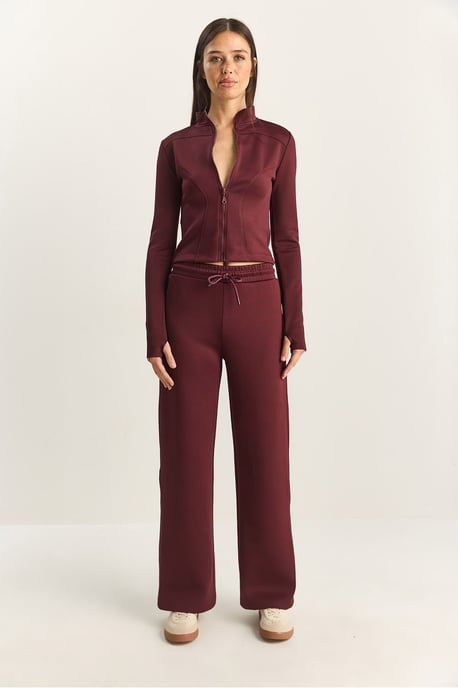Jacke und gerade geschnittene Hose Zwei-Teiler Set - Image 2