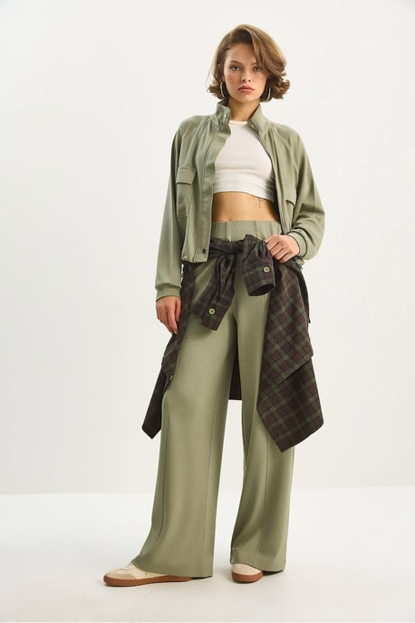 Jacken-Hosen Viskose-Mischung Zweiteiliges Set - Image 3