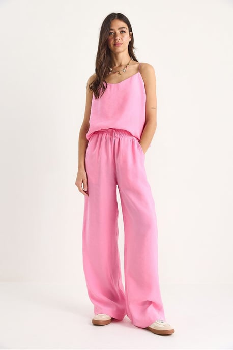 Ärmelloses Trägertop und weite Hose Set - Image 2