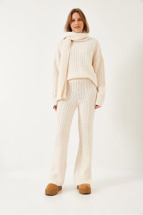 Strickpullover mit Struktur Oversized Co-Ord Set - Image 2