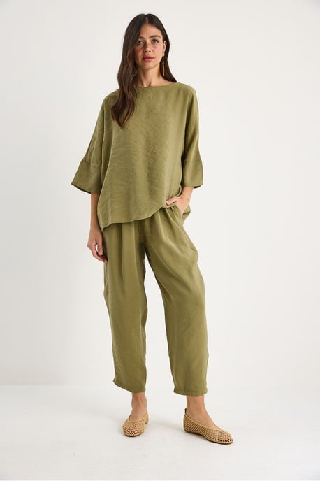 Übergröße Bootsausschnitt Polyester Zweiteiliges Set - Image 2