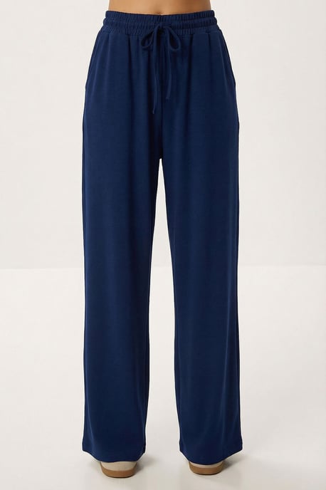 Taschen-Detail-Jacke & Weitbeinige Hose Zweiteiliges Set - Image 4