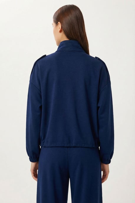 Taschen-Detail-Jacke & Weitbeinige Hose Zweiteiliges Set - Image 5