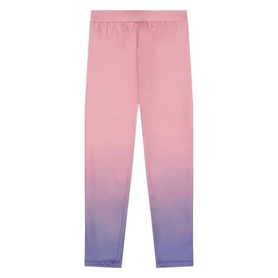 Mädchen Leggings Kinder Pink Pastellverlauf Stretch Freizeit Weiche Passform Hose - Image 2