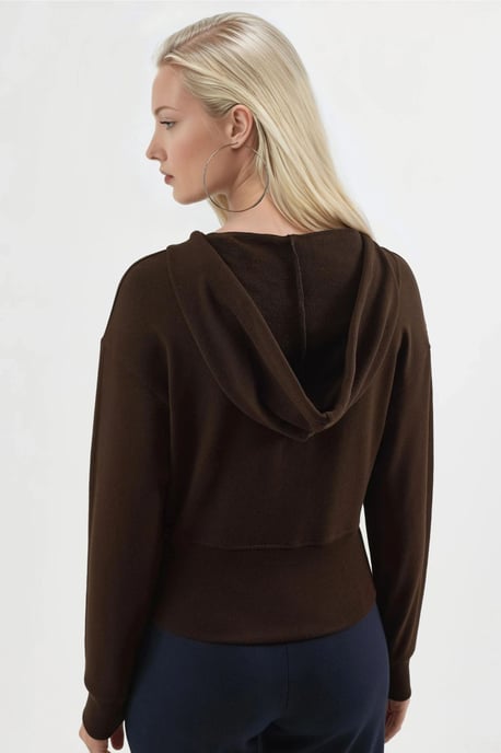 Kapuzenshirt mit langen Ärmeln und Reißverschluss - Image 3