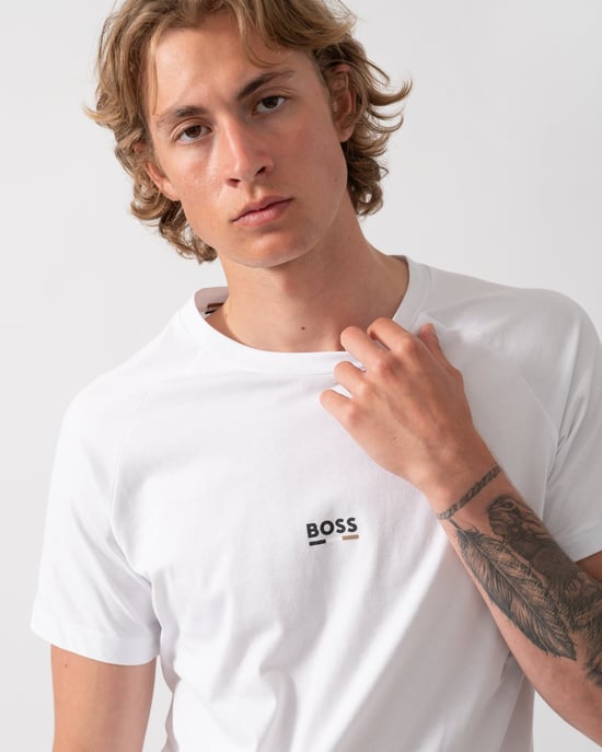 Beach T-Shirt Slim Fit T-Shirt in Weiß - Image 4