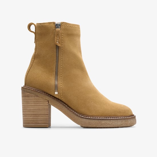 Cassiano Reißverschluss-Ankle-Boots Hellbraunes Wildleder - Image 1