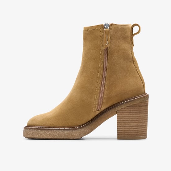 Cassiano Reißverschluss-Ankle-Boots Hellbraunes Wildleder - Image 2