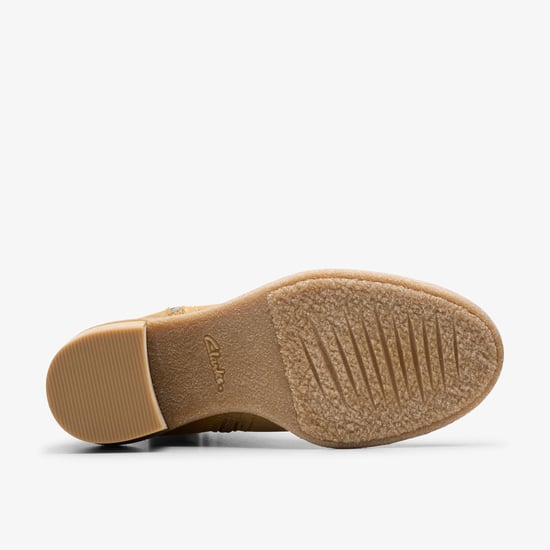 Cassiano Reißverschluss-Ankle-Boots Hellbraunes Wildleder - Image 3