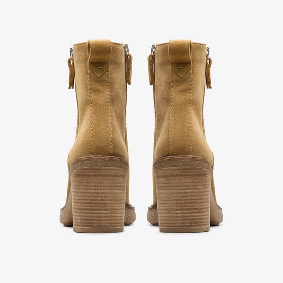 Cassiano Reißverschluss-Ankle-Boots Hellbraunes Wildleder - Image 5