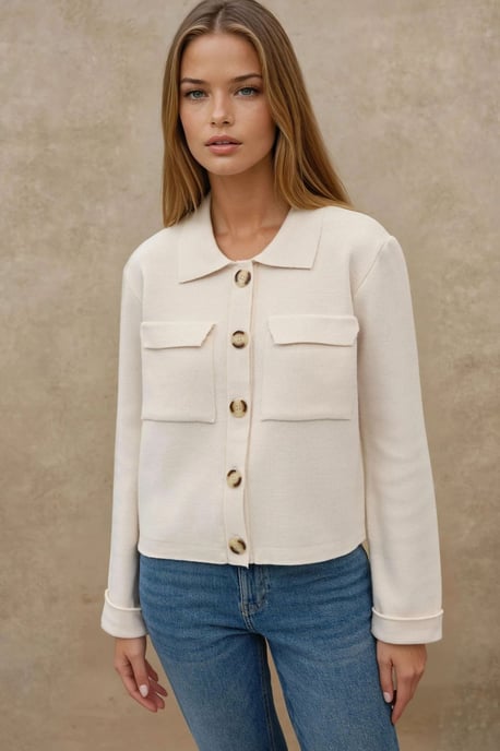 Knopf-Cardigan mit Taschen - Image 6