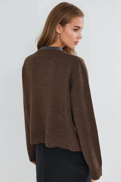 Cardigan mit verdeckten Knöpfen und Taschen - Image 3