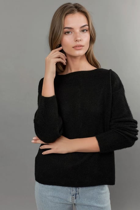 Ultraweicher Rundhalsausschnitt mit Knöpfen wendbarer Cardigan - Image 3