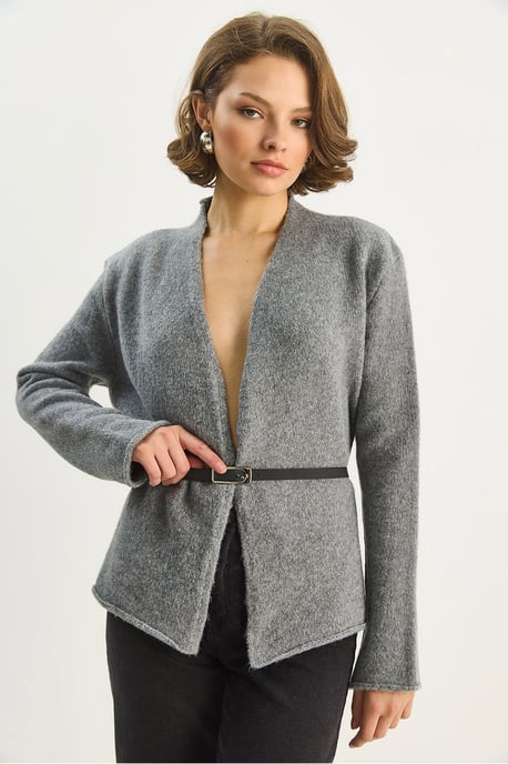 Gürtel-Detaillierter Cardigan - Image 4