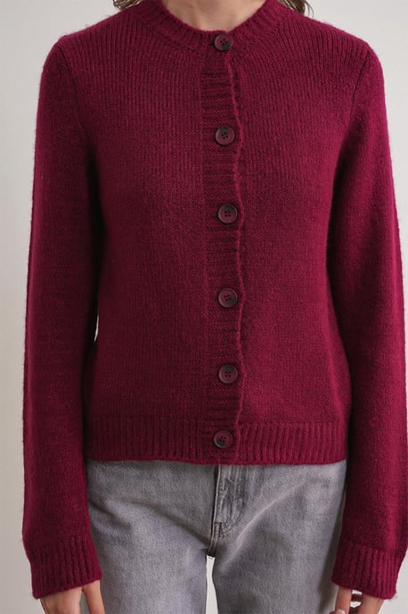 Rippstrick-Button-Cardigan - Image 4