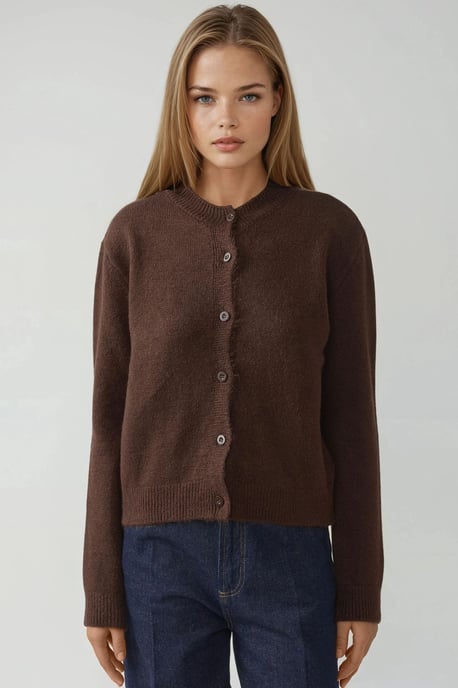 Crew Neck Strickjacke mit weichem Griff - Image 6