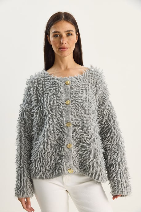 Strukturierter Knopf-Cardigan - Image 2