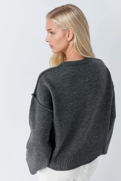 Lässiger Knopfstrick-Cardigan - Image 2