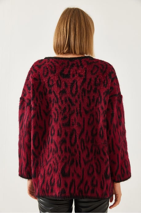 Übergroßer bestickter Strickjacke - Image 3