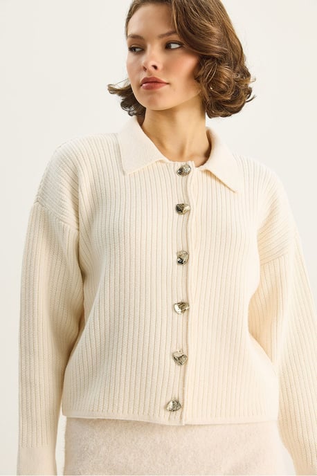 Strickjacke mit Knopfverschluss - Image 6