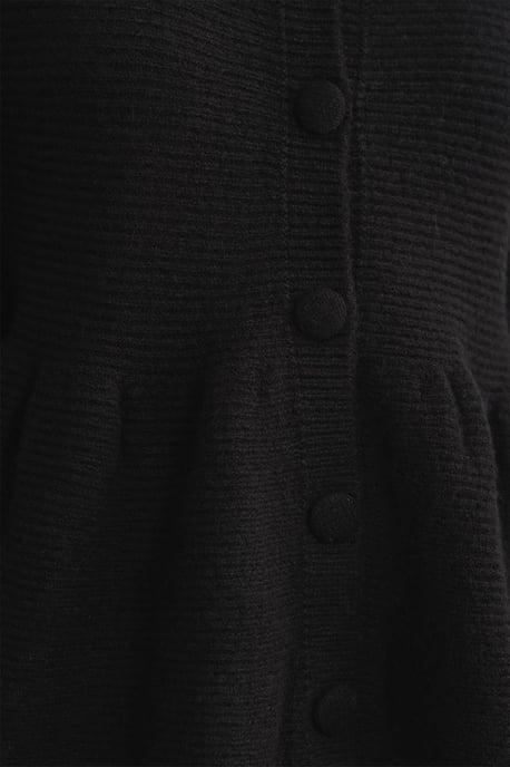 Rippstrick-Cardigan mit Rundhalsausschnitt - Image 5
