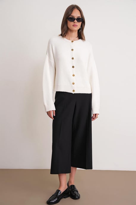 Knopfrippstrickjacke - Image 2