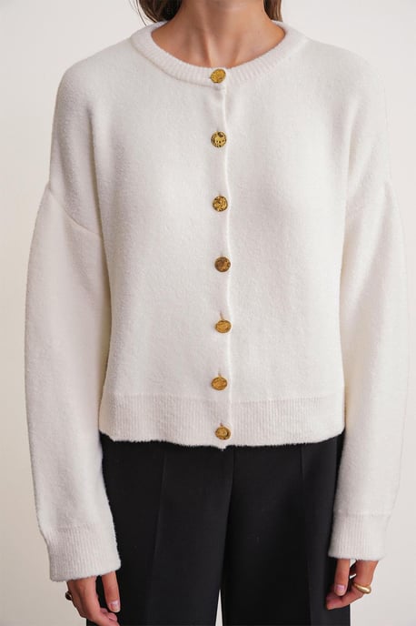 Knopfrippstrickjacke - Image 5