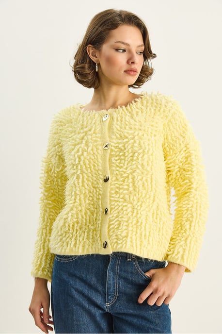 Strukturierter Knopf-Cardigan - Image 2