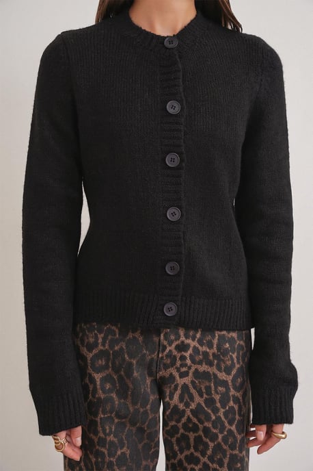 Rippstrick-Button-Cardigan - Image 5