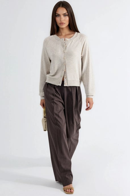 Rundhals-Knopf-Kardigan - Image 5