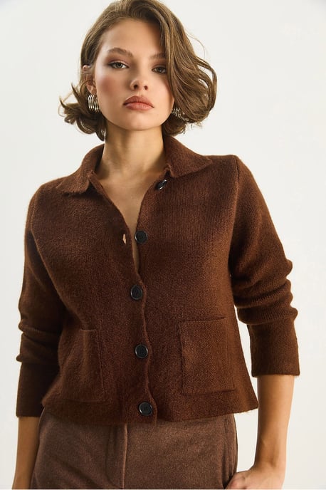 Strickjacke mit Taschen - Image 1