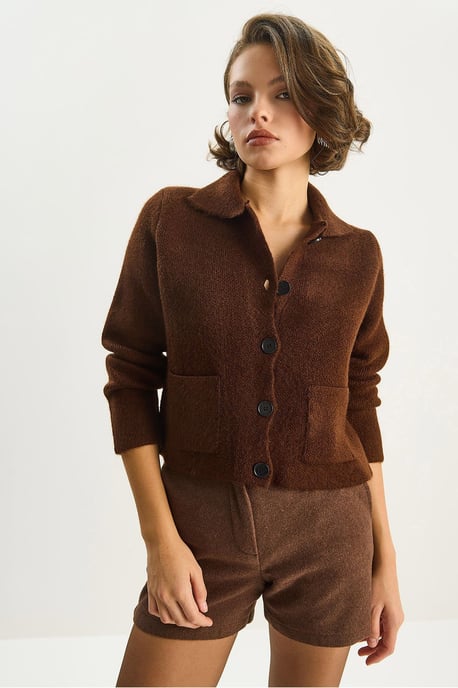 Strickjacke mit Taschen - Image 3