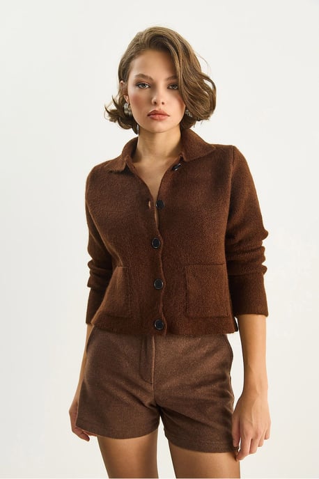 Strickjacke mit Taschen - Image 4