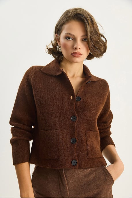 Strickjacke mit Taschen - Image 5