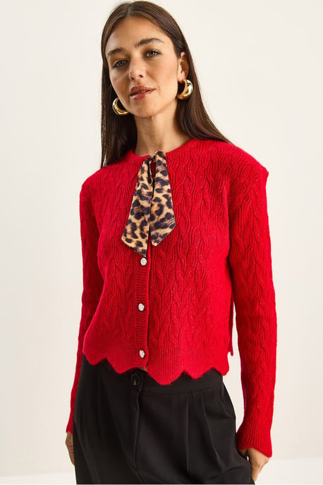 Strickjacke mit Struktur - Image 4